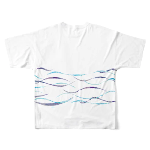 海の音 フルグラフィックTシャツ