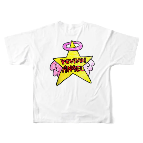 revival ANGEL フルグラフィックTシャツ