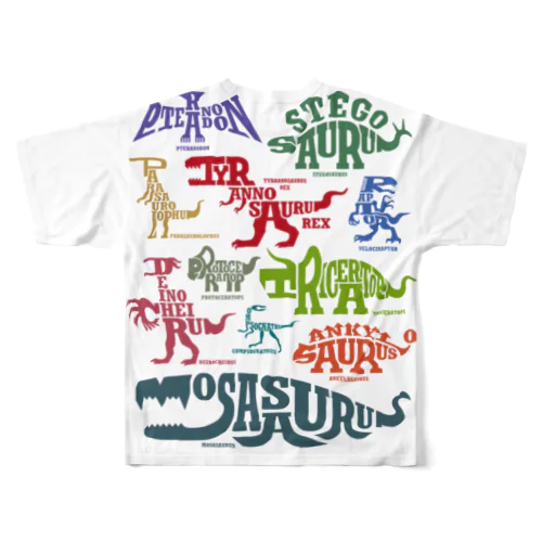 アンキロサウルス All-Over Print T-Shirt