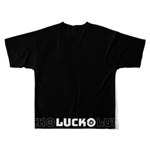 LUCKO テールロゴTシャツ ホワイト Ssize フルグラフィックTシャツ