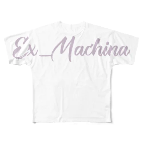 Ex_Machina Shoulder Logo Style All-Over Print T-Shirt