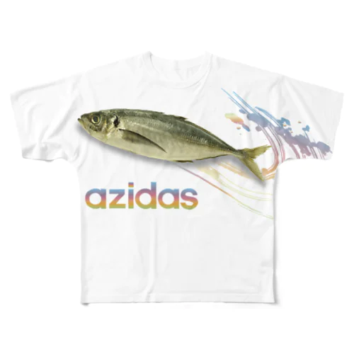 azidas フルグラフィックTシャツ