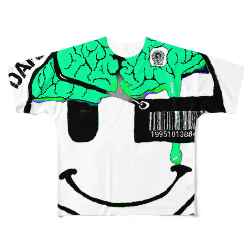 Daraz smile green ver All-Over Print T-Shirt