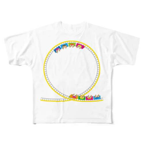 ROLLERCOASTER フルグラフィックTシャツ