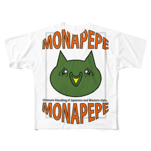 MONAPEPE フルグラフィックTシャツ