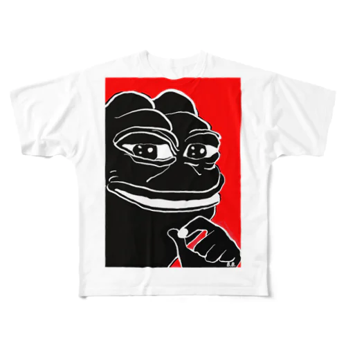 PEPE フルグラフィックTシャツ