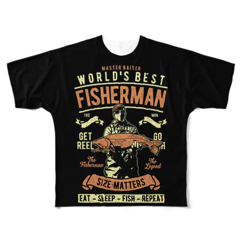 FISHERMAN フルグラフィックTシャツ