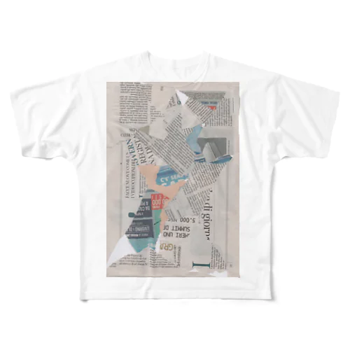 コラージュ All-Over Print T-Shirt