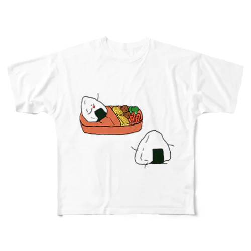 お弁当 フルグラフィックTシャツ