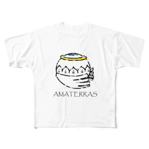 AMATERRAS CLOUDY フルグラフィックTシャツ