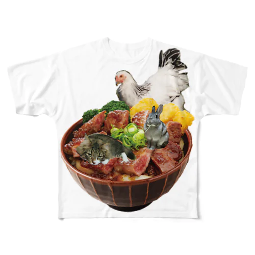 いきなりステーキDON All-Over Print T-Shirt