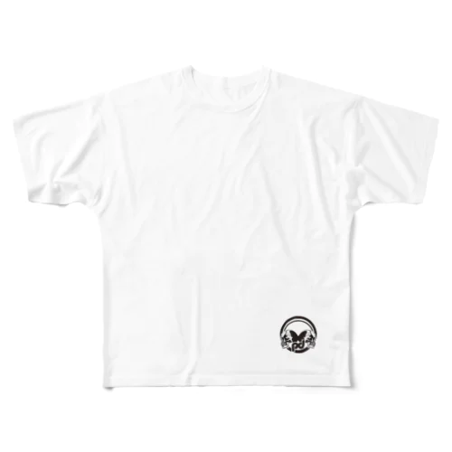 logo +¥500 フルグラフィックTシャツ