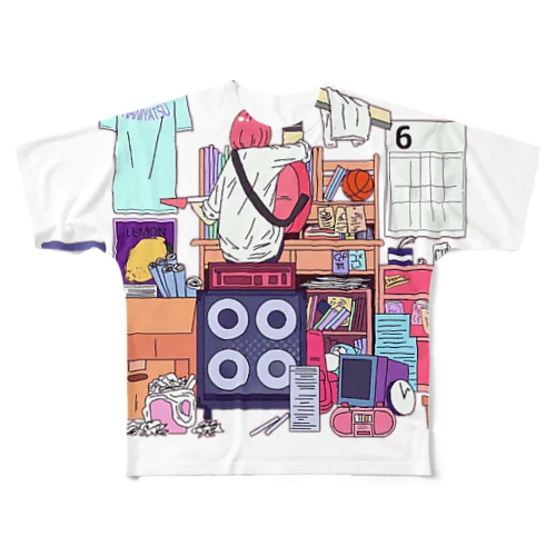 せめて音に All-Over Print T-Shirt