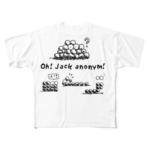 Oh! Jack snonym! フルグラフィックTシャツ