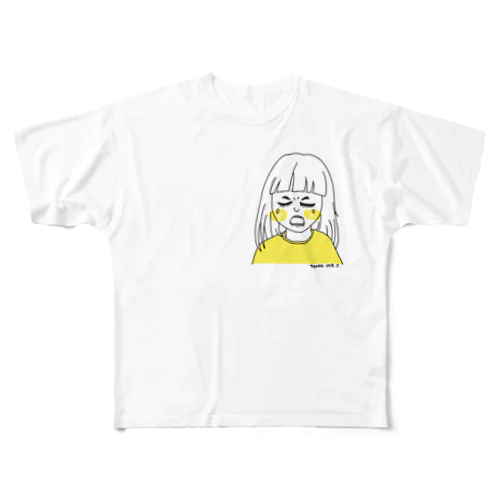 毎日泣いてる我が子 All-Over Print T-Shirt