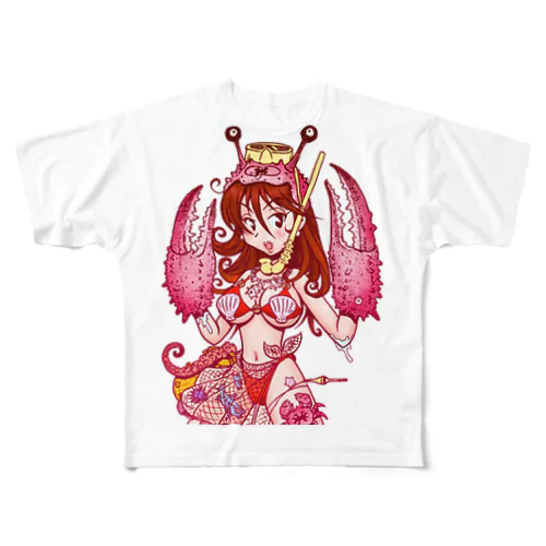 カニちゃん フルグラフィックTシャツ