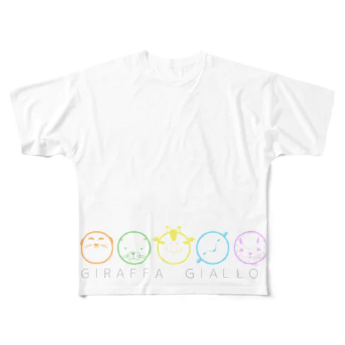 gg 6連アニマルズ All-Over Print T-Shirt