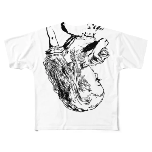 さかさアリス All-Over Print T-Shirt