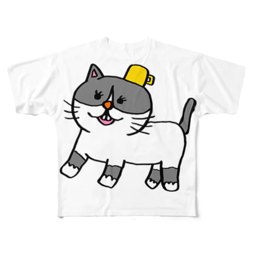 名もないネコ(仮) フルグラフィックTシャツ