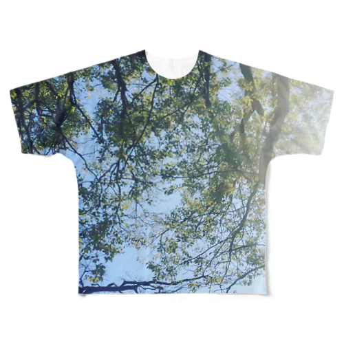  natureシリーズ『新緑』 All-Over Print T-Shirt