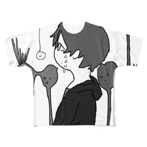 アンニュイ フルグラフィックTシャツ