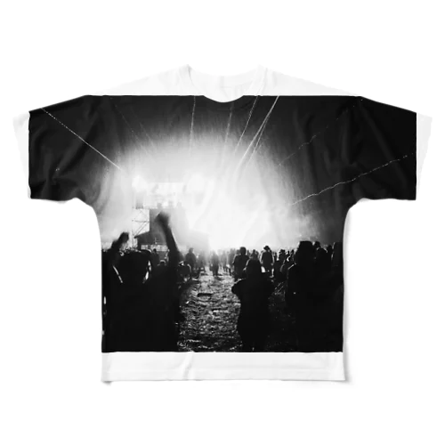 Aphex Twin　T フルグラフィックTシャツ