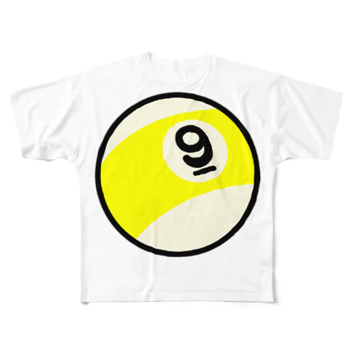 9-ball♪単体♪221121 フルグラフィックTシャツ