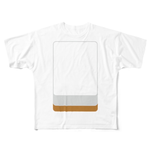 白 ( 麻雀グッズ ) All-Over Print T-Shirt