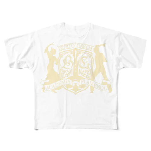 BGFLAMENCO LOGO GOLD フルグラフィックTシャツ