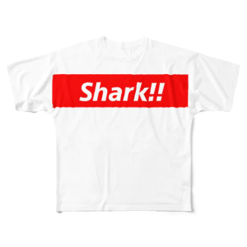 Shark!! フルグラフィックTシャツ