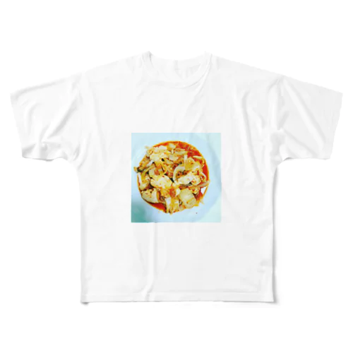 夕飯 All-Over Print T-Shirt