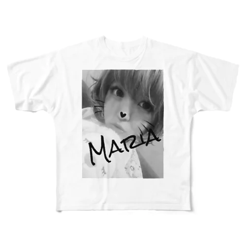 Mariaきぶん フルグラフィックTシャツ