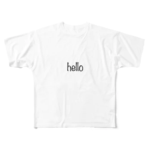 hello All-Over Print T-Shirt