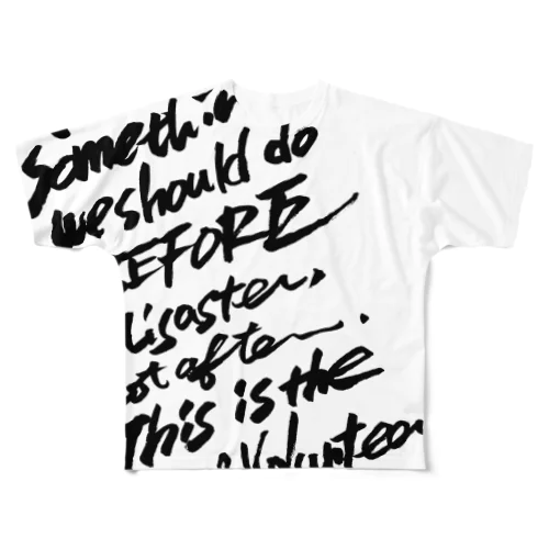 Volunteer フルグラフィックTシャツ