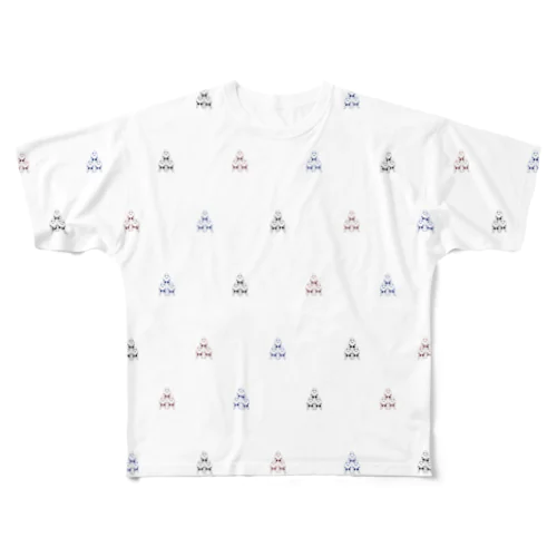 組体操柄 All-Over Print T-Shirt
