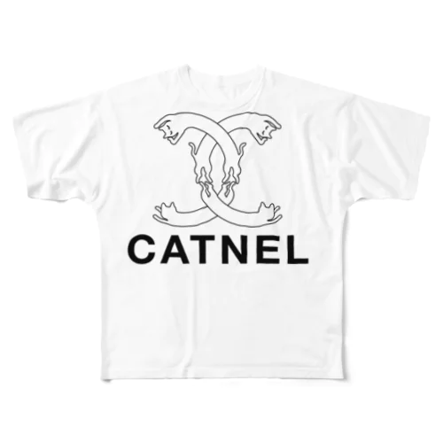 CATNEL　2018秋冬モデル フルグラフィックTシャツ