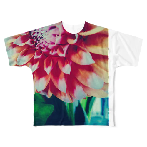 dahlia フルグラフィックTシャツ