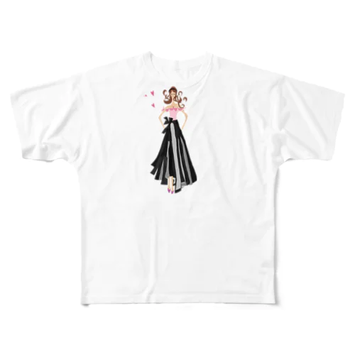 マドモアゼル  フランフランちゃん All-Over Print T-Shirt