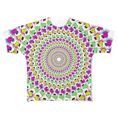 punk circle04 All-Over Print T-Shirt