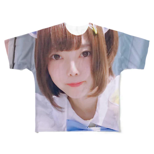 かえる フルグラフィックTシャツ