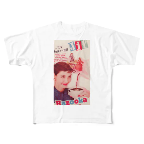 アメリカンポップ All-Over Print T-Shirt
