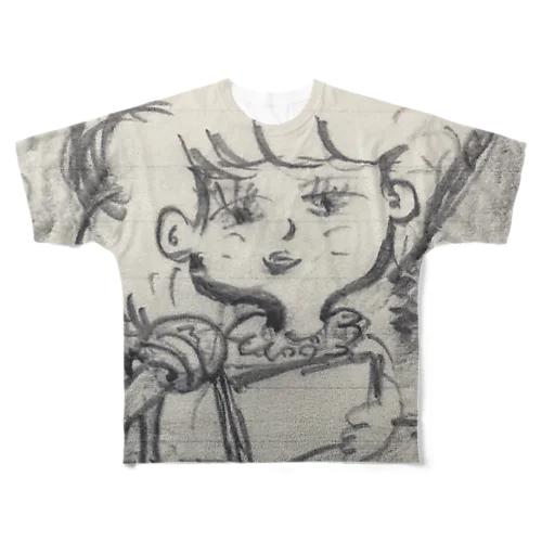 【KOMACHI】 All-Over Print T-Shirt