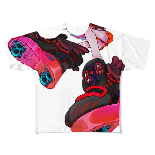 LaLa_rr SHOEZ S All-Over Print T-Shirt