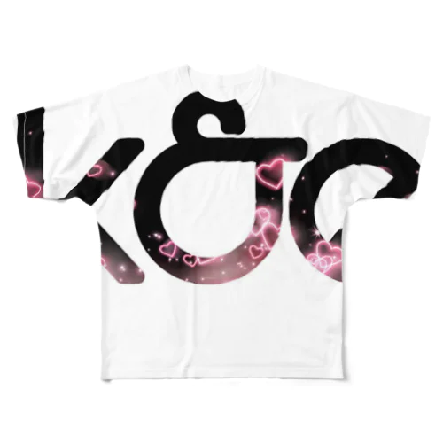 k&e フルグラフィックTシャツ