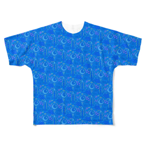 絵楽月夜 All-Over Print T-Shirt