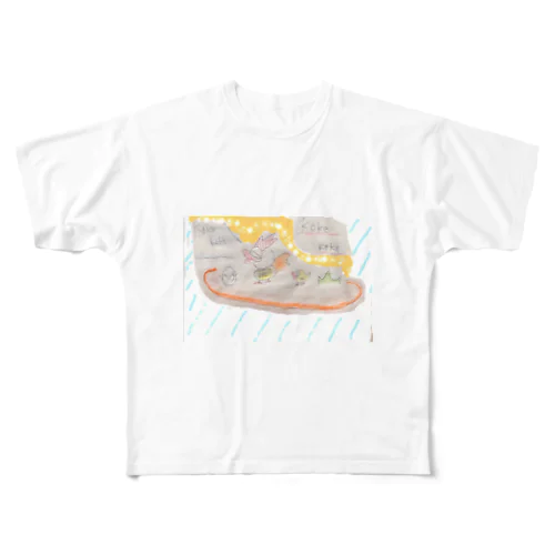 コケコケ親子の日常 All-Over Print T-Shirt