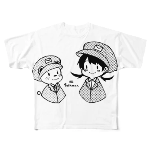 postman All-Over Print T-Shirt