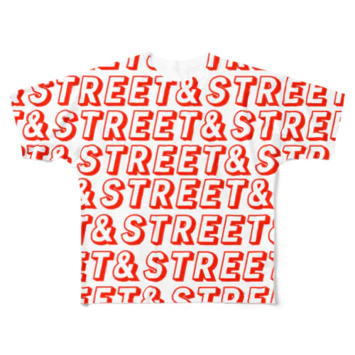 &STREET フルグラフィックTシャツ