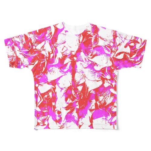 Hydrangea PinkValencia All-Over Print T-Shirt