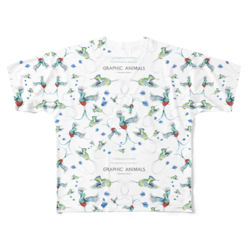 mizusawa model All-Over Print T-Shirt